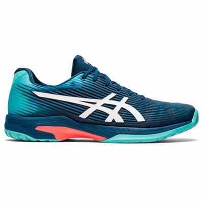 Asics Solution Speed FF - Miesten Tenniskengät - Sininen/Valkoinen